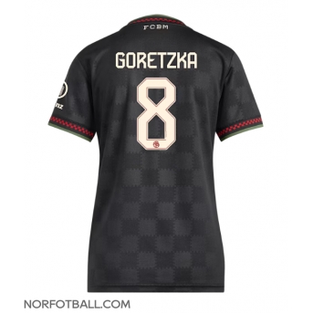 Billige Fotballdrakt Bayern Munich Leon Goretzka #8 Replika Tredjedrakt Dame 2025-26 Kortermet
